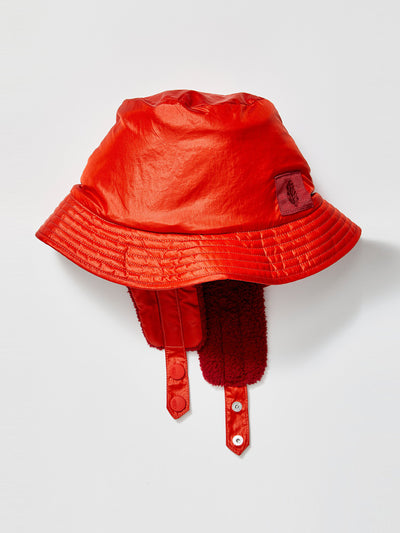 Free People Reversible sherpa bucket hat at Collagerie