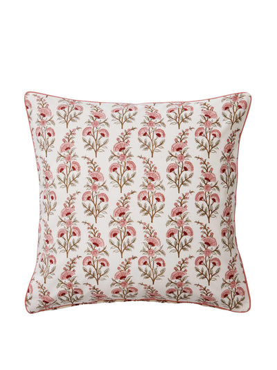 French Bedroom Sweet Williams fan cushion at Collagerie