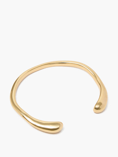 French Connection Wave teardrop open bangle at Collagerie