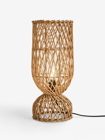 French Connection Rattan kylo table lamp at Collagerie