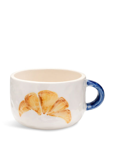 Anna + Nina Croissant cappuccino mug at Collagerie