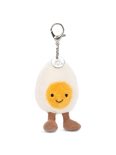 Jellycat Amuseable happy boiled egg bag charm at Collagerie