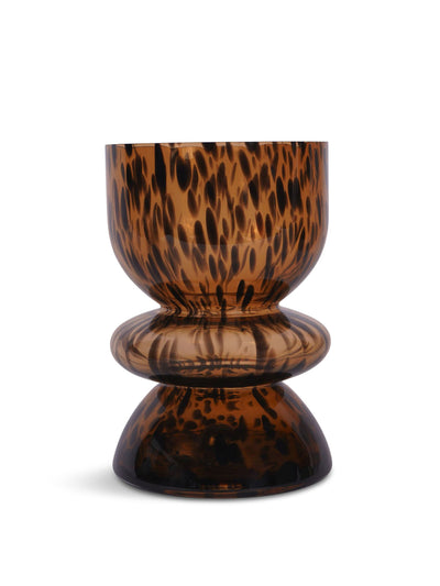 Libra Interiors Savanna glass vase candle holder at Collagerie