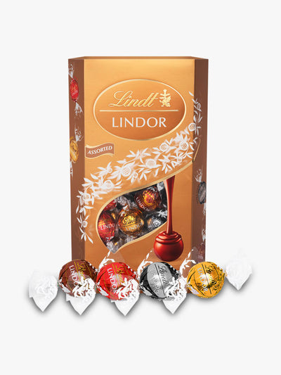 Lindt Lindor assorted chocolate truffle box at Collagerie