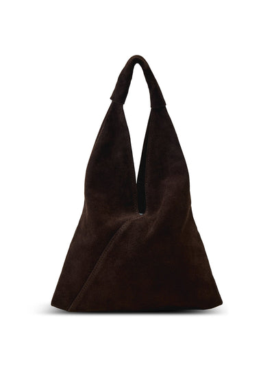 Marlon Mini Giselle suede shoulder tote at Collagerie