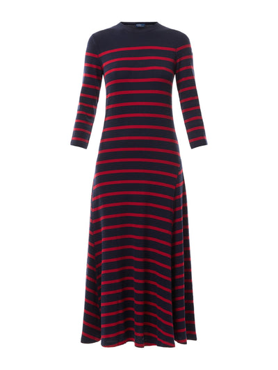 Polo Ralph Lauren Striped waffle-knit dress at Collagerie
