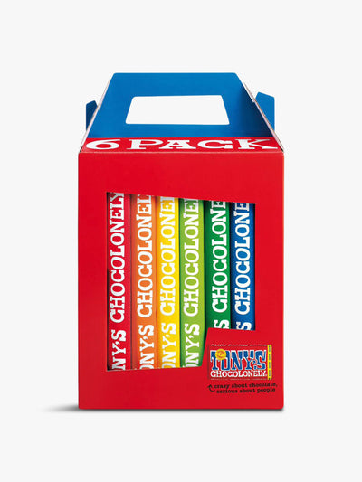 Tony's Chocolonely Chocolate Rainbow (6-pack) at Collagerie