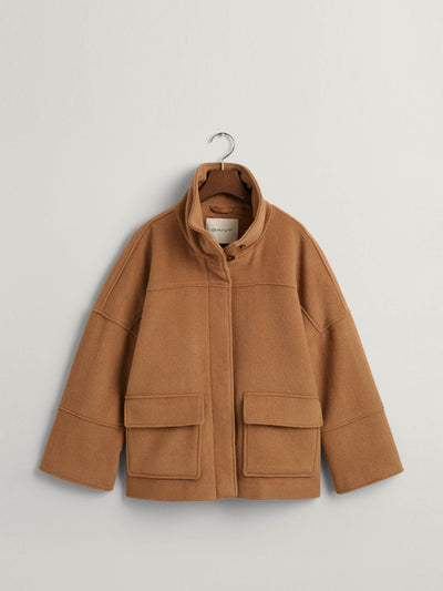 Gant Cropped wool jacket at Collagerie