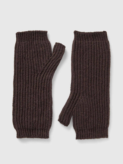 Gap Brown adults cashsoft cotton mittens at Collagerie