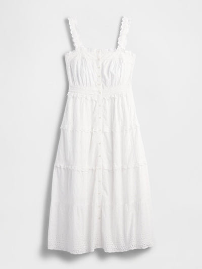 Gap X Dôen Eyelet midi dress at Collagerie