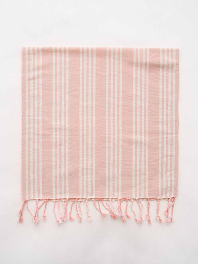 Garza Marfa Striped linen and cotton blend hand towel at Collagerie