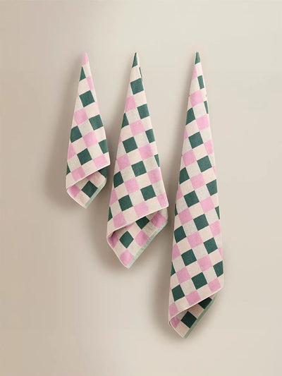 George Checkerboard cotton hand towel at Collagerie