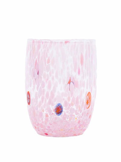 Domenica Marland Home Pink Murano tumbler at Collagerie