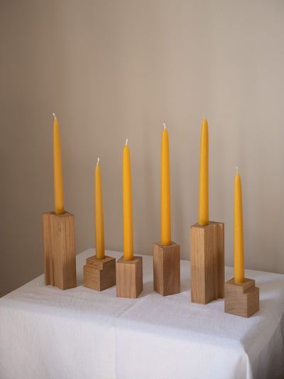 GLØDE Beeswax dinner candles (set of 6) at Collagerie