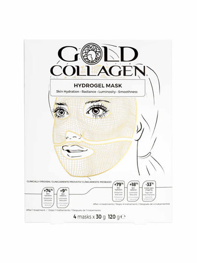 Gold Collagen Hydrogel Mask Set at Collagerie