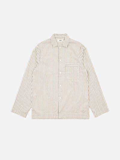 Tekla Cotton poplin pyjama shirt at Collagerie