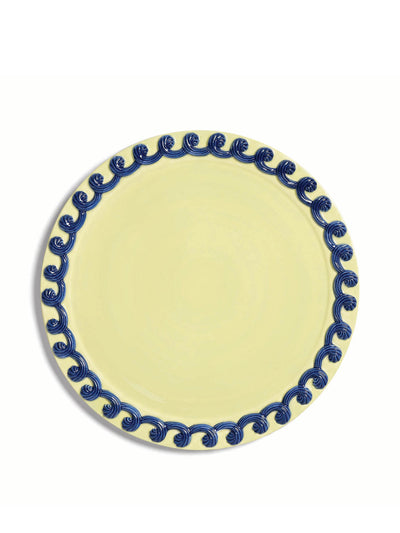 Grace & Thorn Whip plate in yellow at Collagerie