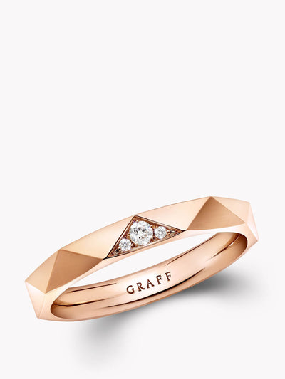 Graff Laurence Graff signature pavé diamond band ring at Collagerie