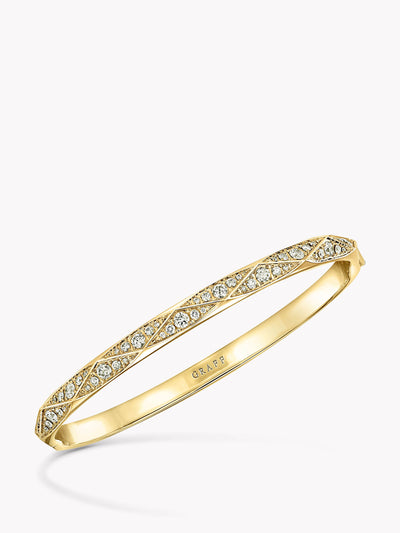 Graff Laurence Graff signature pavé diamond bangle at Collagerie