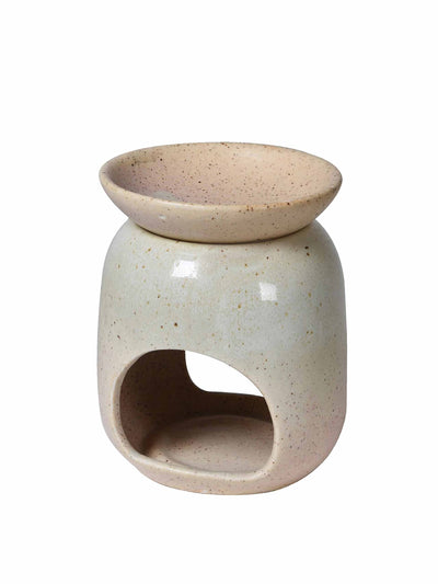 Graham And Green Blush pink ceramic oil burner at Collagerie