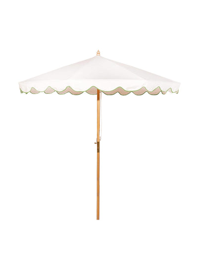 East London Parasol Green holly octagonal parasol at Collagerie