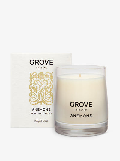 Grove England Anemone perfumed candle at Collagerie
