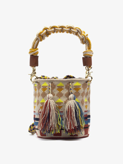 Gunabana Crossbody Bag M with short macrame handle at Collagerie