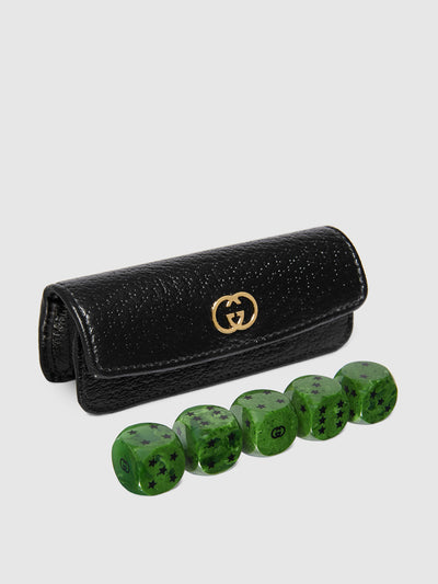 Gucci Dice set with interlocking 