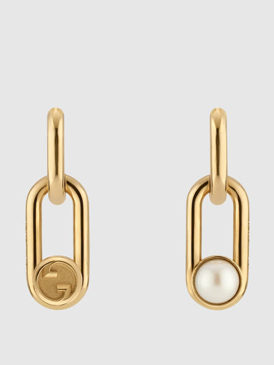 Gucci Earrings with mobile pearls at Collagerie