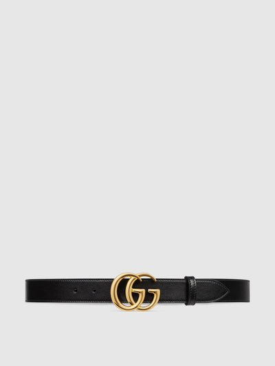 Gucci GG Marmont leather belt at Collagerie