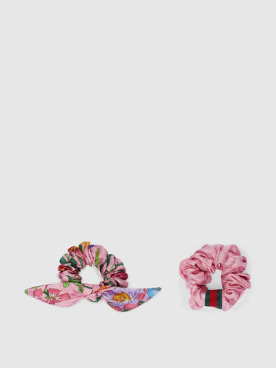 Gucci Silk gg scrunchie (set of 2) at Collagerie