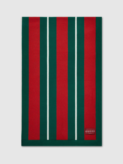 Gucci Gucci Web wool blanket at Collagerie