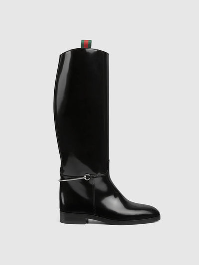 Gucci Women's slim Horsebit boots at Collagerie