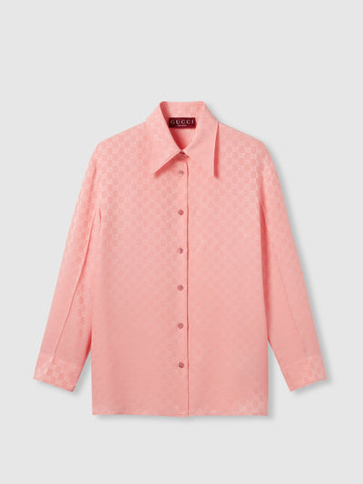 Gucci GG silk jacquard shirt at Collagerie