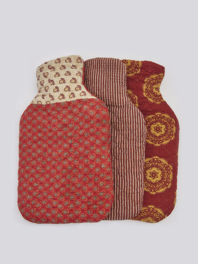 Guinevere Hot water bottles with vintage fabric covers at Collagerie