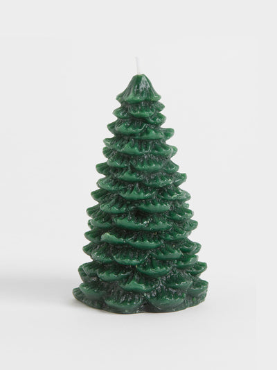 H&M Home Fir-tree-shaped candle at Collagerie