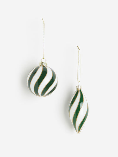 H&M Home Christmas tree decorations (pack of 2) at Collagerie
