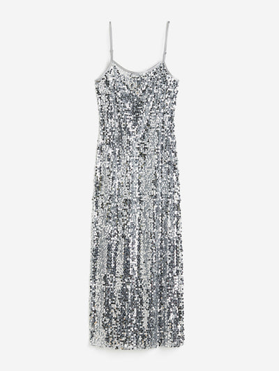H&M Sequined slip dress at Collagerie