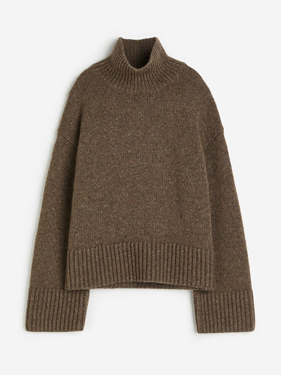 H&M Wool-blend turtleneck jumper at Collagerie