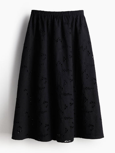 H&M Broderie anglaise skirt at Collagerie