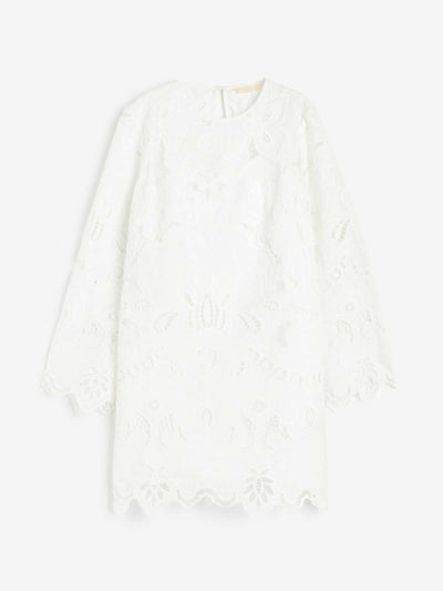 H&M Broderie anglaise mini dress at Collagerie