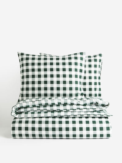 H&M Home Flannel double/king duvet cover set at Collagerie