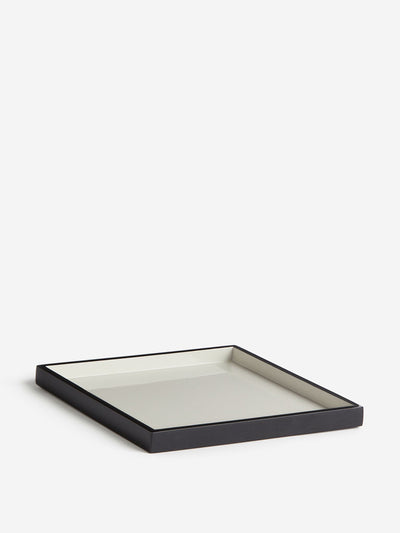 H&M Home Black lacquered tray at Collagerie