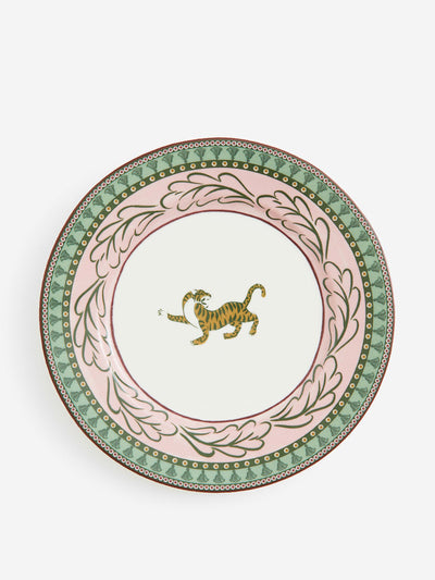 H&M Home White patterned porcelain plate at Collagerie