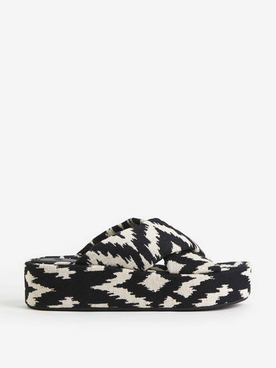 H&M Padded platform sandals at Collagerie