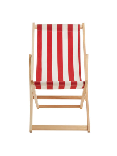 H&M Red and white stripe deckchair at Collagerie