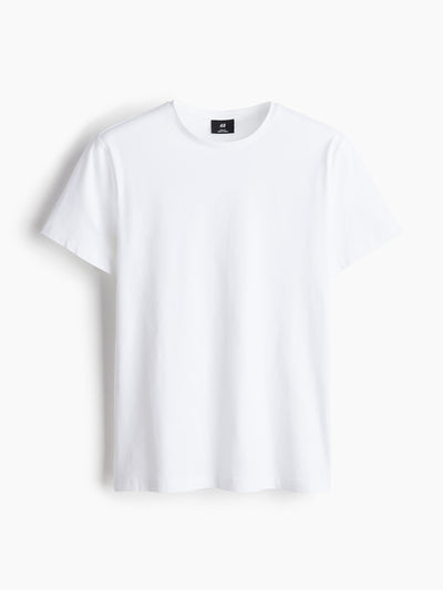 H&M Slim fit round-necked t-shirt at Collagerie