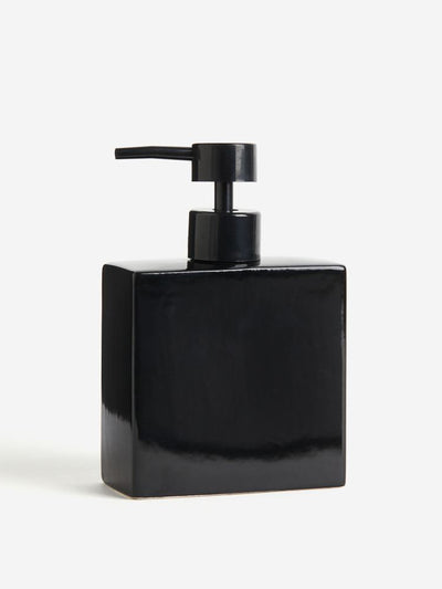 H&M Home Stoneware soap dispenser at Collagerie
