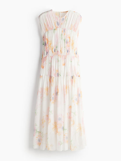 H&M Gathered viscose dress at Collagerie