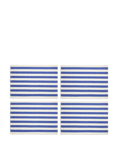 Habitat 60 Maubec stripe ribbed placemats (set of 4) at Collagerie